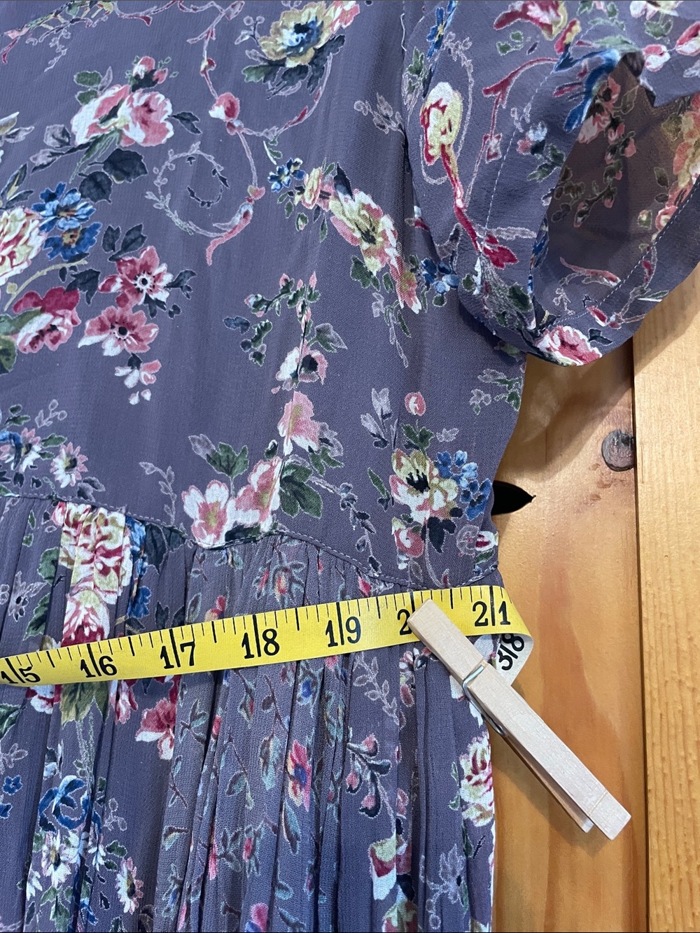Vintage rayon maxi dress - Picture 3 of 7